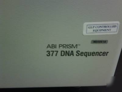 Applied biosystems abi 377 dna sequencer genotyper