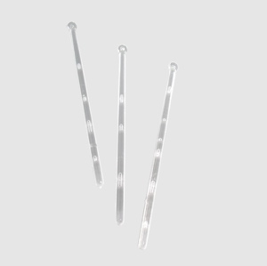 Classic clear cocktail stirring swizzle sticks rods