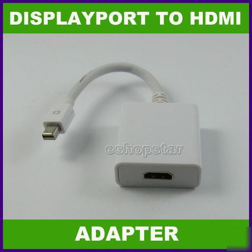 For apple macbook pro mini displayport to hdmi adapter