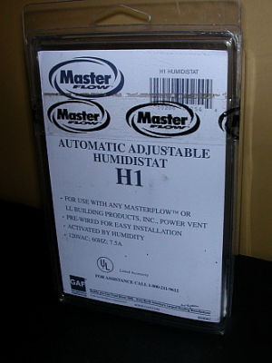 New $89+ in box master flow humidstat model H1