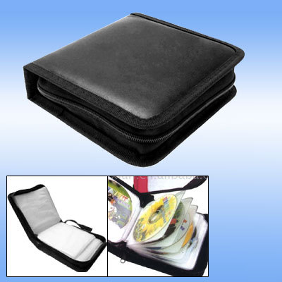 Portable rectangle cd carrying storage case bag holder