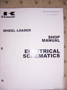 1980S kawasaki wheel loader electric schematic manual n
