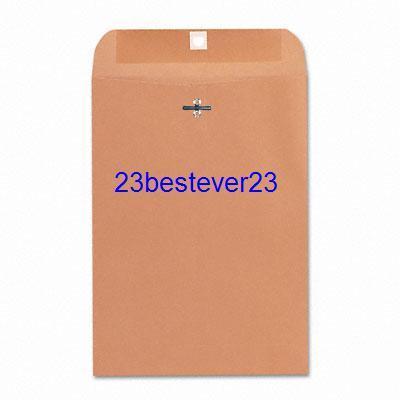 25 brown kraft clasp mailing envelopes 6.5 x 9.5 #28
