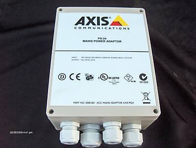 New axis ps-24 network outdoor power supply for cameras