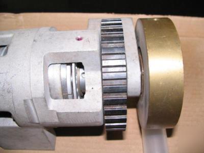 Pulley belt drive with clutch and brake