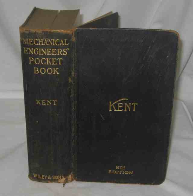 Mechanical engineers pocket book 1910 antique book kent