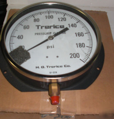 New trerice pressure gauge 0-200PSI MODEL52-2216 in box