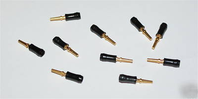 Test point pins gold plated taper - ten pieces