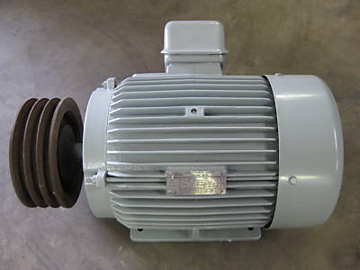 Toshiba B0204FFF2A3 induction motor 20 hp 1755 rpm 256T