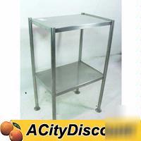 Used ss kitchen 28X20 work table equipment stand