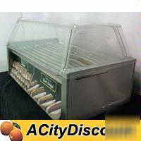Used star hot dog roller grill cooker w/ bun drawer