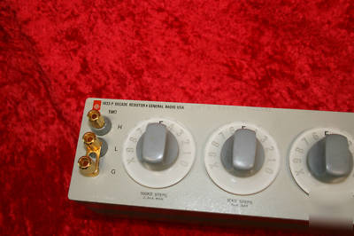 Gr model 1433-p precision decade resistor box