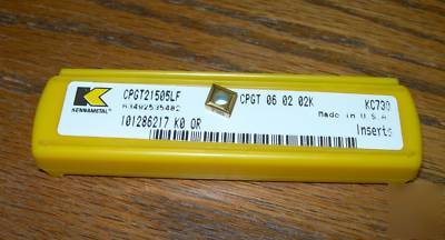 Kennametal carbide inserts cpgt 21.50.5LF KC730 10PCS
