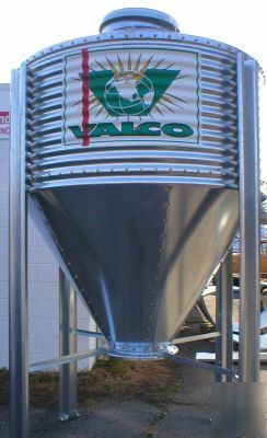 Valco 4.42 ton bulk feed storage bin