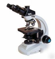 New c&a max-200T trinocular microscope w/ warranty