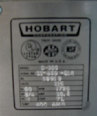 New hobart 30 quart mixer with attachments, bowl