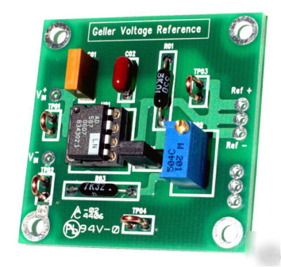 Pc board for a 5V or 10V standard voltage reference