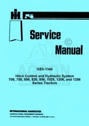 International 706 756 806 hitch control service manual