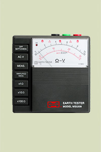 New MS5209 earth resistance tester 10/100/1000Ï‰ 30V ac