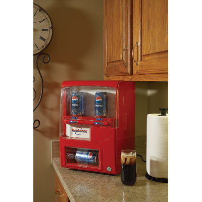 New push-button vending machine - holds 10 soda cans - 