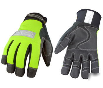 Youngstown waterproof safety gloves - medium