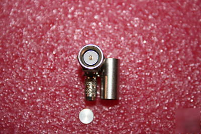 9) male sma angled huber+suhner coaxial connector