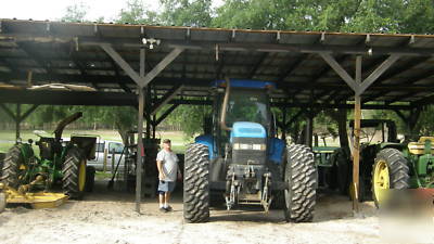Big tractor with loader, nh TV140 105HP, bidirectional 