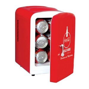 Coca cola 6 can refrigerator cooler red 12V auto/home