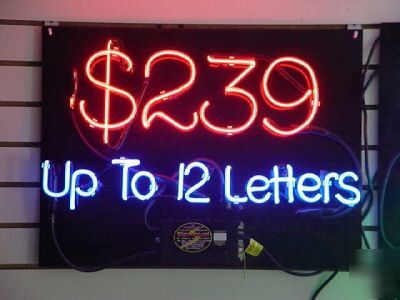 Custom real neon sign personalized special only $199