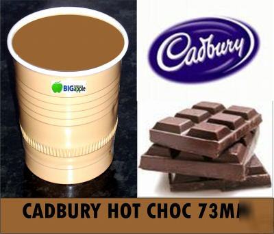 73MM cadbury hot chocolate 4 in cup vending machines