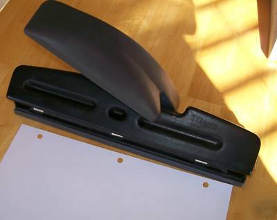 Acco office grade 3 hole punch adjustable