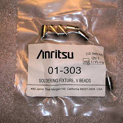 New anritsu 01-303 soldering fixture v beads - - 10 pcs