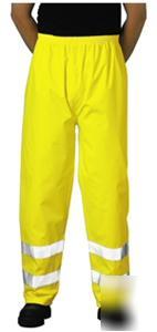 Reflective hi-vis trousers EN471, medium, yellow