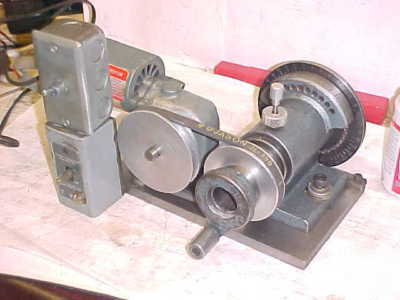Yuasa 5C collet motorized grinding fixture punch grind