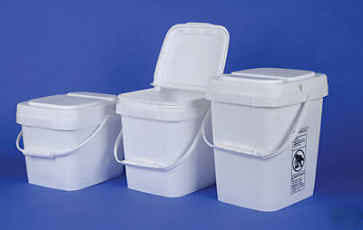 5 liter white ez storÂ® container qty 10 ez-E145 **