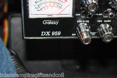 Galaxy dx 959 very loud awesome radio +extras 
