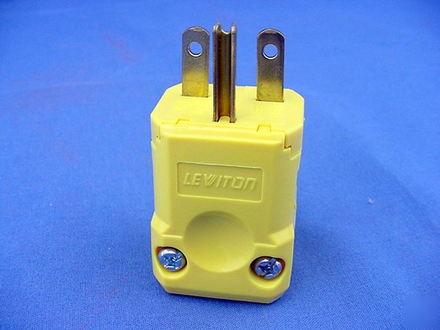 Leviton industrial plug 6-15 15A 250V 15656-vy