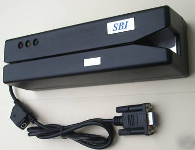 Magnetic card reader writer encoder sbi 206 hico & loco