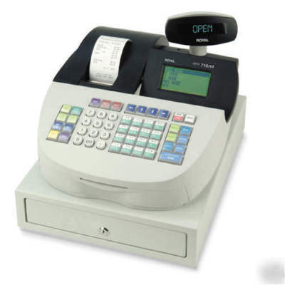 New royal electronic cash register retail services sale