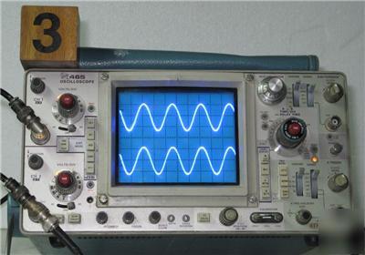 Tektronix 465 100 mhz dual channel oscilloscope tektron