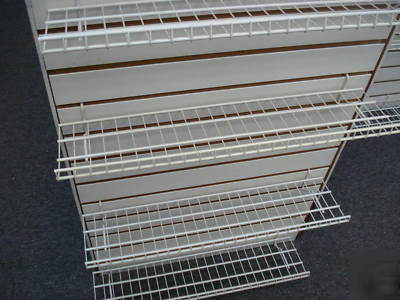 *lot of 90 shelving/display unit for the slot wall 24