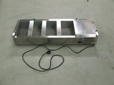 Icecold VRX1200 refrigerated counter top toppings unit
