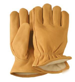 New leather deerskin thinsulate 8750T work glove xsmall