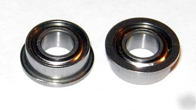 (10) SMF105-zz stainless flanged MR105 bearings,5X10 mm