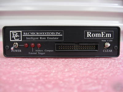 B&c microsystems intelligent rom emulator romem