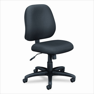 Hon VL625 series mid-back task chair gray fabric