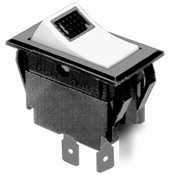 Lighted rocker switch - dpst - on/off - 149-1075