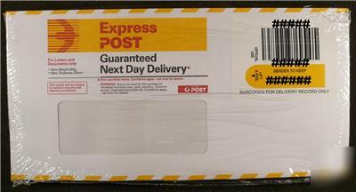 New 10 x dl envelopes sealed aus post express post