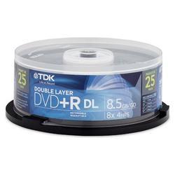 New tdk 8X dvd+r double layer media 48973