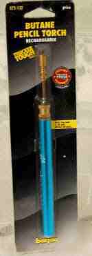 Trucker tough butane pencil torch rechargeable 075132